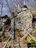 Der Trusetaler Wasserfall bei Trusetal im Thüringer Wald, (D) (7) 15. April 2015.JPG